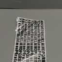 2080 Pieces 10 Sheets Letter Stickers, self-Adhesive Vinyl Waterproof Mailbox Stickers, Mailbox, Windows, Doors, Signs, Address, Enterprise (0.5 inch) (Black no Numbers)