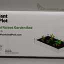 Plant & Plot Galvanized Raised Garden Beds Outdoor // 841 ft Planter Raised Beds for Gardening, Vegetables, Flowers // Large Metal Garden Box // Patented Tool-Free Design (Dark Gray)