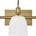 3 Light Aged Brass Vintage Bathroom Vanity Light Fixtures
Vintage, 3-light Bathroom vanity light, living room light, over mirror, over table, gold, aged brass
