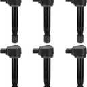 Set of 6 Ignition Coil Pack Fits for Honda Odyssey Accord EX LX for Acura TL RL CL 3.2 3.5 3.0 V6 2000 2001 2002 2003 2004 2005 2006 2007 2008 Coils Replaces# UF242 30520P8EA01 C1221 5C1013