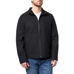 Nautica Men's Wool Blend Lightweight Insulated Jacket – Printed Daimond Quilted Interior Small