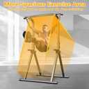 YYJO Foldable Pull Up Bar Free Standing Multi-function Power Tower Dip Bar with Assistance Bands Home Gym Strength Training Equipment