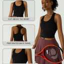 Womens Sports Bra Padded Crisscross Back Medium Support Sports Bras with Removable Cups for Workout Yoga (Black, Medium)