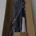 Black Curtain Rods 2 Pack, 5/8 Inch Small Curtain Rods for Windows 30 to 88 Inch Stainless Steel with Brackets Easy to Install for Bedroom Living room Bathroom Kitchen