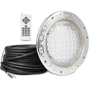 SH101100 10 Inch Pool Lights for Inground Pool, AC 12V Led Pool Lights with 50 Foot Cord for 10 inch Wet Niche, Underwater Swimming Pool Light for Pools Only for 10 inch Wet Niche (12V50FT)