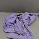 Blooming Jelly Womens Bikini Set Two Piece Bandeau Bathing Suits Cheeky Mid Rise Ruffle High Cut Eyelet Swimsuit (XL,Purple)