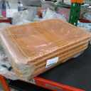 SHENLIU 4 Pack Wicker Bread Baskets 15.8 Inch Woven Serving Basket for Gifts, Fruit Baskets Food Serving Holders Rectangle Rattan Display Trays for Bread Food Vegetables Fruit Snacks Restaurant Home