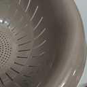 European Made Colander/Strainer, Heavy Duty Deep for Draining Pasta, Lettuce, Vegetables and Fruit, Dishwasher Safe, Mocha
