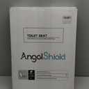 Dark Green Elongated Toilet Seat Natural Wood Toilet Seat with Zinc Alloy Hinges, Easy to Install also Easy to Clean, Scratch Resistant Toilet Seat by Angol Shiold (Elongated, Dark Green)