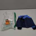 LeLePet Dog Recovery Suit for Front Legs, Dog Sleeve to Stop Licking, Elbow Protector for Leg Injuries Shoulder Wounds After Surgery Male Female,Zippered Long-Sleeved Shirt Cone Alternative(S-3XL) (Blue)