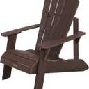 Lifetime Faux Wood Adirondack Chair (Rustic Brown)