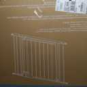 DUMOS 30-40.5" Baby Gate for Stairs & Doorways, Auto Close, White