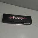 Farery Curling Iron 1 Inch & Flat Iron, 2-in-1 Europe Compact Travel Size Curling Wand, Dual Voltage Mini Hair Straightener with 4 Adjustable Temp for Short Hair
