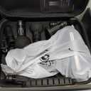 MERACH Pro-Grade Massage Gun, Quiet Massage Gun Deep Tissues, 12MM Percussion Massager Tools for Muscles/Shoulders/Legs/Body Pain Relief, Handheld Massager with 6 Heads & 5 Speeds, Gift for Him (Black)