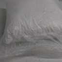 Oubonun 24x24 Outdoor Pillow Inserts (Pack of 2) - Square Waterproof Throw Pillow - Decorative Throw Pillows Insert for Couch Sofa Bed Patio Furniture - White Pillows