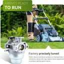 AUTOKAY GCV160 Carburetor for Honda GCV 160 GCV160A GCV160LA GCV160LA0 GCV160LE GC135 GC160 HRB216 HRS216 HRT216 HRZ216 Engine Pressure Washer Manual Choke Lawn Mower Re#16100-ZM0-803 16100-Z0L-023