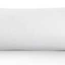 Oubonun 100% Cotton Body Pillowcase - 800 Thread Count/21x54, Moisture Absorbent and Breathable, Premium Hotel Body Pillow Cover for All Seasons, White