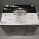 AROMA Rice Cooker, 8-Cup (Uncooked) / 16-Cup (Cooked), Pot-Style Rice Cooker and Soup Warmer with One-Touch Control, 4 Qt, White, ARC-368NG