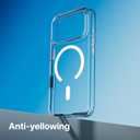 RhinoShield Phone Case Compatible with MagSafe for iPhone 17 Pro | Clear - Anti-Yellowing, High Transparency, Superior Magnetic, Shockproof with Military Grade Drop Protection - Transparent