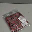 AQOTHES Pack of 2 Christmas Plaid Decorative Throw Pillow Covers Scottish Tartan Cushion Case for Farmhouse Home Holiday Decor Red and Green, 20 x 20 Inches