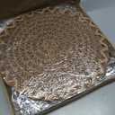 36 Pack 15 Inch Round Braided Jute Placemats, Woven Table Mats