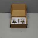 Antique Brass Passage Door Knobs Interior, Old Style Round Door Knob Antique Door Handle for Hallway Pantry Closet Door Knob (1 Pack Passage)