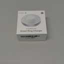 Compatible with Aura Ring Gen 4 Charger, Fast and Safe Charging Dock with USB-C Cable, Silicone Anti-Slip Base Design, Essential for O-ra Ring 4 Users (Silver,Size 6)