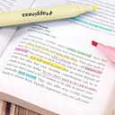 4 x Highlighters Assorted Colors, 6 Pack Tank Style Highlighters, Chisel Tip, No Bleed Bible Highlighter Markers for Teacher Students, Classroom Must Have, School Supplies