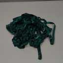 Lilosy Sexy Choker Floral Lace Scallop Sheer Underwire Push Up Garter Belt Lingerie Set 3 Piece (Small, Army Green)