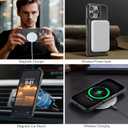 for iPhone 16 Pro Max Wallet Case Compatible with Magsafe, Magnetic RFID Blocking Card Holder Kickstand 2 in 1 Detachable Case for iPhone 16 Pro Max 6.9", Carbon Black