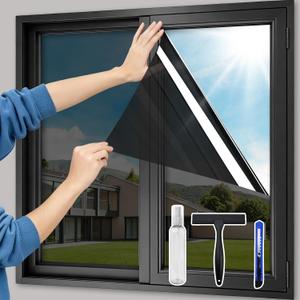One Way Privacy Window Film Heat & UV Blocking, 31.5In×16.4Ft