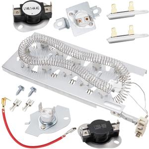 Dryer Heating Element Kit Fit for Maytag Epic z Bravos MEDX700XL0 MEDB765FC0 MEDB765FW0 MEDB835DW4 MEDB835DC4 MEDB855DC4 MED9700SQ0 MEDX500XW0 MED3500FW1 MEDX700XW0