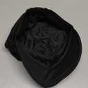 Lrastok Chemo Headwear Soft Newsboy Cap Baseball Cap for Women, Black