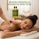 MAJESTIC PURE Arnica Sore Muscle Massage Oil for Massage Therapy-Refreshing & Relaxing-Natural Oils Lavender & Chamomile Essential Oils-All Skin Types- Men & Women Massage Lotion- 8 fl oz (Pack of 2)