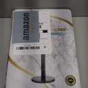 Homeries Marble Paper Towel Holder  Deluxe Upright Towel Dispenser for Kitchen Countertop, Cabinet & Bathrooms  Non Steel & Non Plastic Design  Heavy Duty, Solid Paper Towel Holder Stand (Gray)