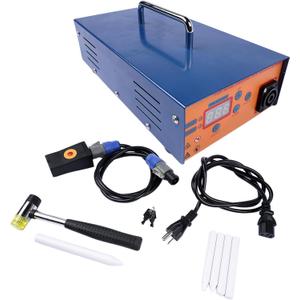 1380W PDR Induction Heater Machine Hot Box, 1.38KW Car Body Paintless Dent Repair Kit, 110V Magnetic Dent Removal Tool, for Auto Repair Shops