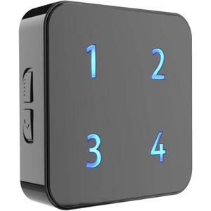 Extra Wireless Plug-in Receiver for HTZSAFE Solar Alarms- Up to 4 Zones and Each Zone has 35 Optional Melodies- 4 Adjustable Volume Levels