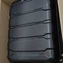Samsonite Omni PC Hardside Expandable Luggage with Spinner Wheels, Black, Checked-Medium 24-Inch