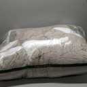 Andency Fluffy Sherpa Queen Comforter Set, Super Soft Khaki Fleece Warm Bedding for Winter, Luxury Jacquard Boho Thick Fuzzy Plush Bed Set 3 Pieces(1 Shaggy Comforter, 2 Pillowcases) (Queen(90''x90''))