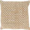 SARO LIFESTYLE Jute Blend Al Fresco Throw Pillow Cover