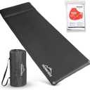 Throntrax Camping Sleeping Pad - Ultralight Camping Mat with Pillow Built-in - 3.1" Thick | Self-Inflating & Suitable for All Seasons - Compact Sleeping Pad for Camping - Grey