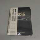 2 x 2026 Planner - Weekly and Monthly Planner, January 2026 to December 2026, Spiral Bound 2026 Calendar Planner Book, Inner Pocket, Perfect for Office Home School Supplies - A5 (6.3" x 8.5"), Black