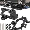 Black JL Hood Mount Pillar Cowl Mount 42inch Bar Light Mounting Brackets Compatible with Wrangler JL JLU 2018 2019 2020 2021 2022 2023 2024