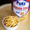 Utz Potato Stix, Original  15 Oz. Canister  Shoestring Potato Sticks Made from Fresh Potatoes, Crispy, Crunchy Snacks in Resealable Container, Cholesterol Free, Trans-Fat Free, Gluten-Free Snacks (EXP 02/15/27)