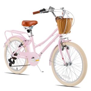 KEANO Poppy 24" Kids Bike for Girls 8-12 Yrs, 24 inch Bike Pink