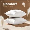 Utopia Bedding 27×27 Pillow Inserts, White Throw Pillows for Couch, 2 Pack | Indoor cushion inserts for bed, sofa & couch, Supportive & fluffy decorative pillows for everyday comfort, Set of 2, White