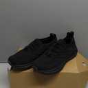 VikoViren Non Slip Work Shoes for Men Slip on Restaurant or Food Service Shoes Breathable Lightweight Water Resistant Walking Sneakers for Chef Kitchen Footwear, All Black US 11.5