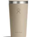 Hydro Flask All Around Tumbler Press-in Lid, Insulated Travel Mug, Stainless Steel Coffee Cup 20 Oz Oat Tan