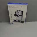 PS5 Wall Mount Kit with Charging Station for Edge & Dual Controller, 9 Light Modes PS5 Cooling Station with 3-Level Fan, PS5 Pro Stand Wall for PS5/Slim/Pro Disc&Digital, PS 5 Accessories Shelf Mount (Black)