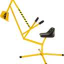 Big Dig Outdoor Toy Excavator Digger Playset w/ 360 Rotation for Kids Ages 3 & Up, Yellow